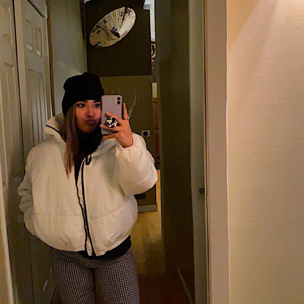 White Puffer Jacket